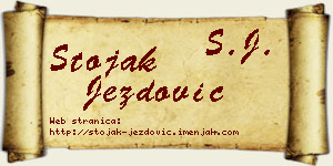 Stojak Jezdović vizit kartica
